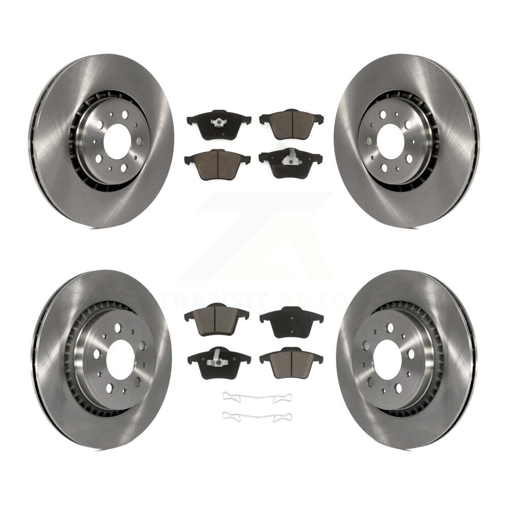 Kit de rotors de frein à disque avant et arrière et plaquettes en céramique pour Volvo XC90 K8C-100873
