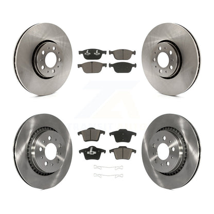 Kit de rotors de frein à disque avant et arrière et plaquettes en céramique pour Volvo XC90 K8C-100874