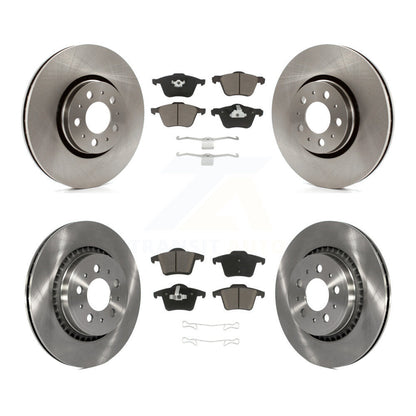 Kit de rotors de frein à disque avant et arrière et plaquettes en céramique pour Volvo XC90 K8C-100875