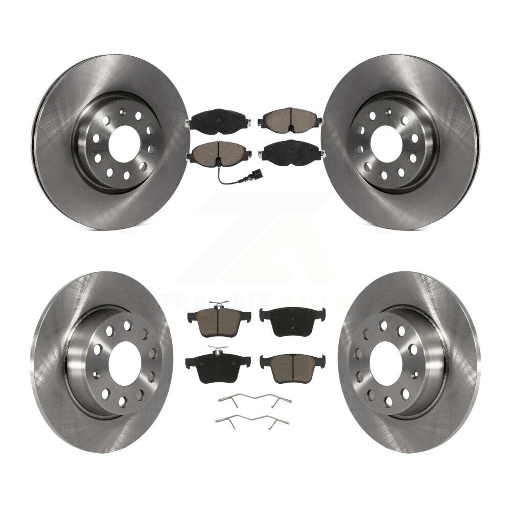 Kit de rotors de frein avant et arrière et plaquettes en céramique, pour Volkswagen Taos Audi A3 Quattro T