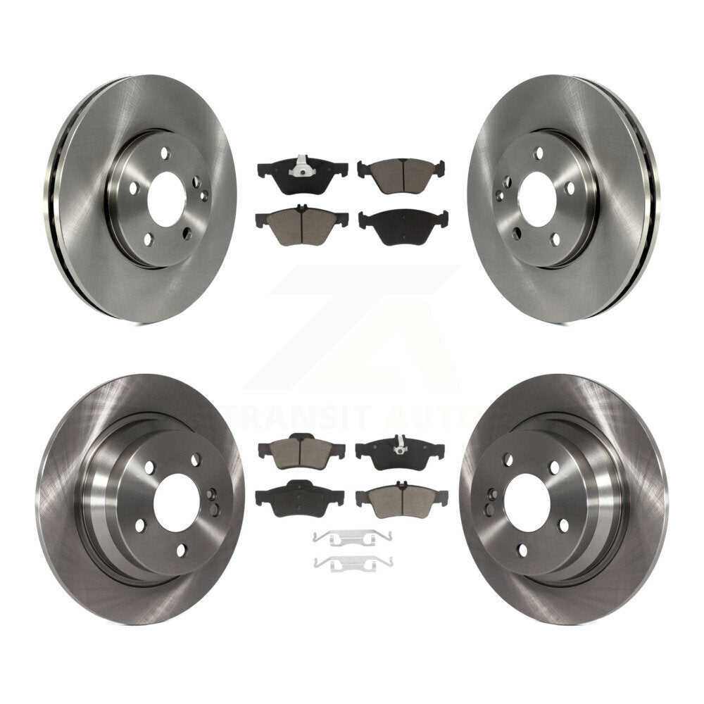 Kit de rotors de frein à disque avant et arrière et plaquettes en céramique pour Mercedes-Benz E320 E300