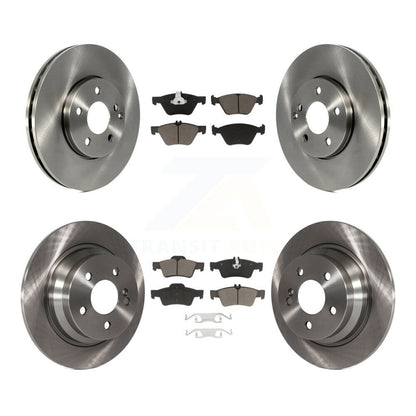 Kit de rotors de frein à disque avant et arrière et plaquettes en céramique pour Mercedes-Benz E320 E300