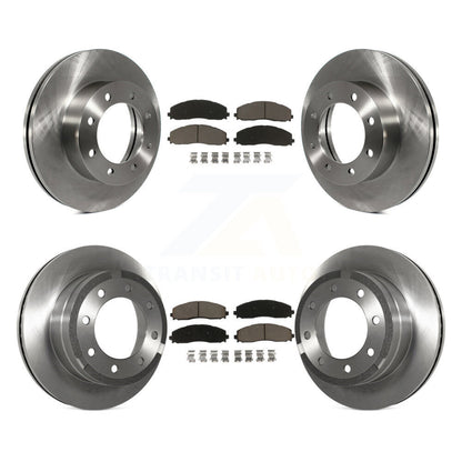 Kit de plaquettes de frein à disque avant et arrière, Rotors en céramique, pour Ford F-250 Super Duty F-350 4W