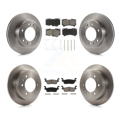 Kit de rotors de frein à disque avant et arrière et plaquettes en céramique pour Hummer H3 H3T K8C-100892