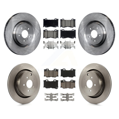 Kit de rotors de frein à disque avant et arrière et plaquettes en céramique pour INFINITI FX50 K8C-100893