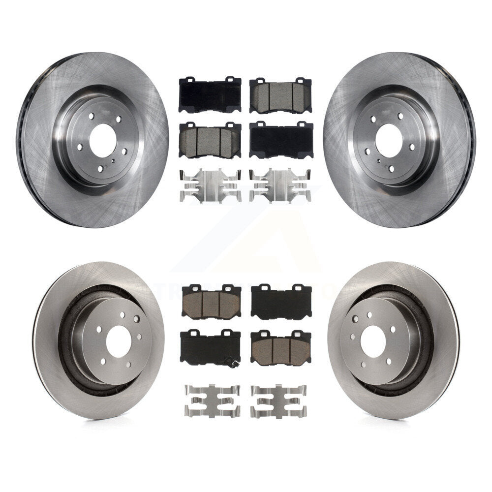 Kit de plaquettes en céramique pour rotor de frein avant et arrière, pour INFINITI G37 09-13 avec frein Brembo