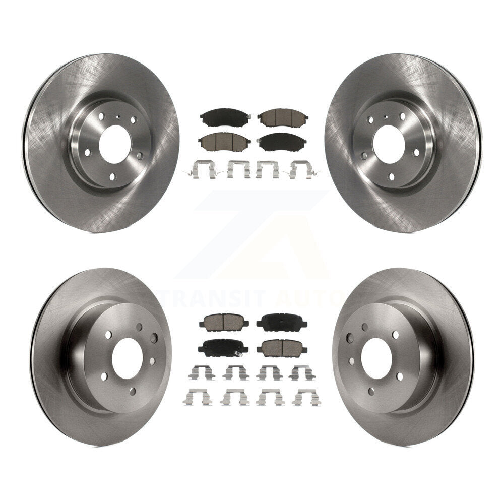Kit de rotor de frein avant et arrière et plaquettes en céramique, pour INFINITI G37 EX35 G35 QX50 M35 EX3