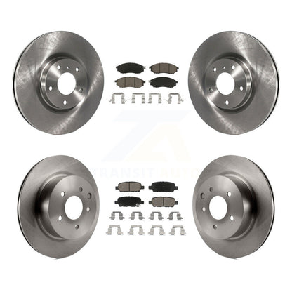 Kit de rotor de frein avant et arrière et plaquettes en céramique, pour INFINITI G37 EX35 G35 QX50 M35 EX3