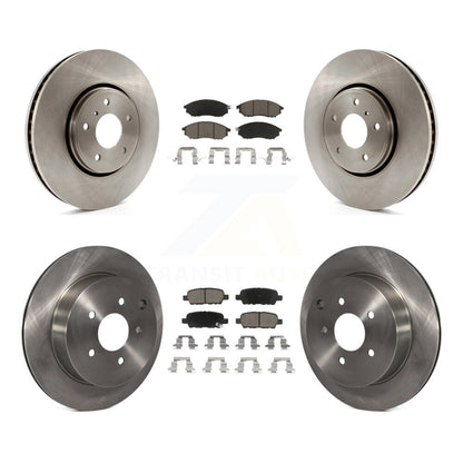 Kit de rotors de frein à disque avant et arrière et plaquettes en céramique pour INFINITI FX35 FX37 FX45