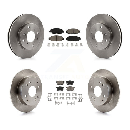 Rotors de frein avant et arrière et Kit de plaquettes en céramique pour Honda Accord Sedan 98-02 avec 2.3