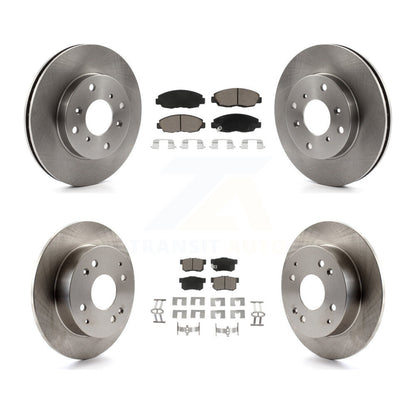 Kit de rotors de frein à disque avant et arrière et plaquettes en céramique pour Honda Accord Acura CL