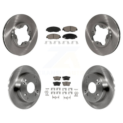 Kit de rotors de frein à disque avant et arrière et plaquettes en céramique pour Honda Accord Acura CL