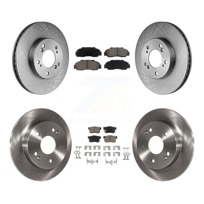 Kit de rotors de frein à disque avant et arrière et plaquettes en céramique pour Honda Prelude 1997-2001