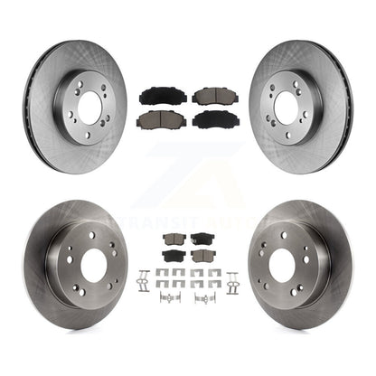 Rotor de frein à disque avant et arrière et Kit de plaquettes en céramique pour Acura Integra Type 1997 – 2001