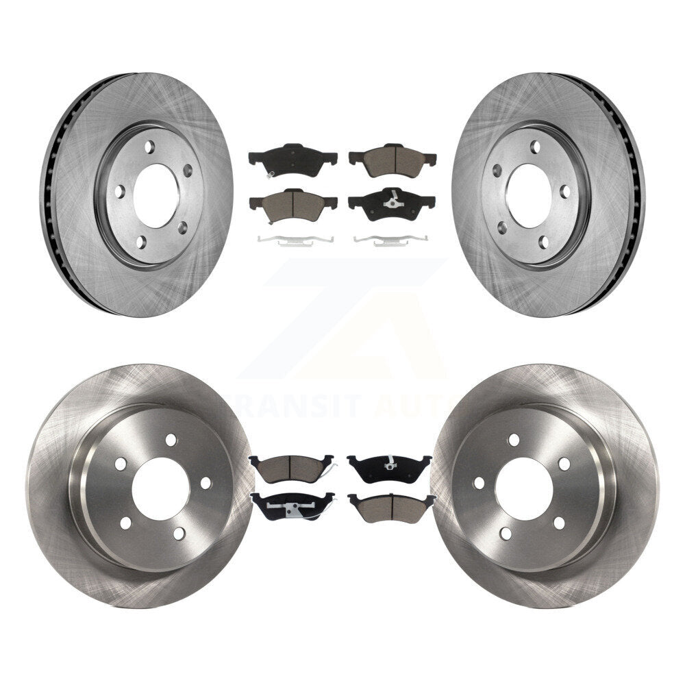 Kit de rotor de frein avant et arrière et plaquettes en céramique, pour Dodge Grand Caravan Chrysler Town