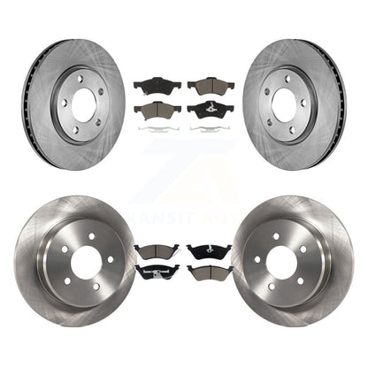 Kit de rotor de frein avant et arrière et plaquettes en céramique, pour Dodge Grand Caravan Chrysler Town