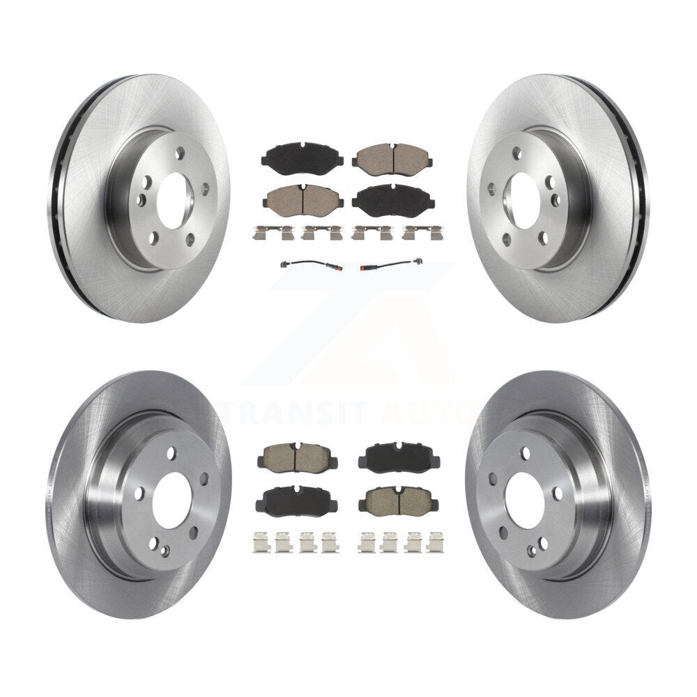 Kit de rotors de frein à disque avant et arrière et plaquettes en céramique pour Mercedes-Benz Metris