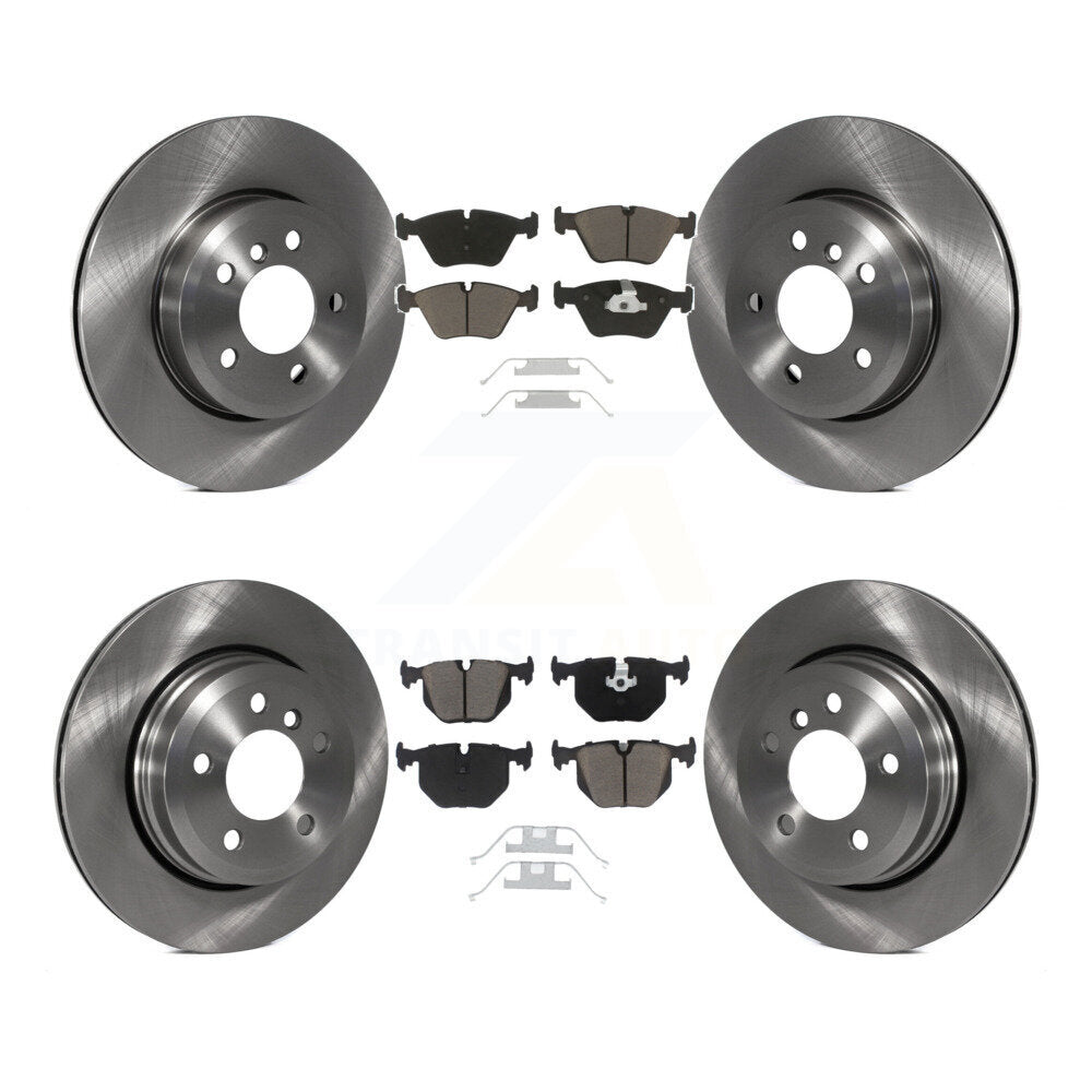 Kit de rotors de frein à disque avant et arrière et plaquettes en céramique pour BMW X3 2004-2010