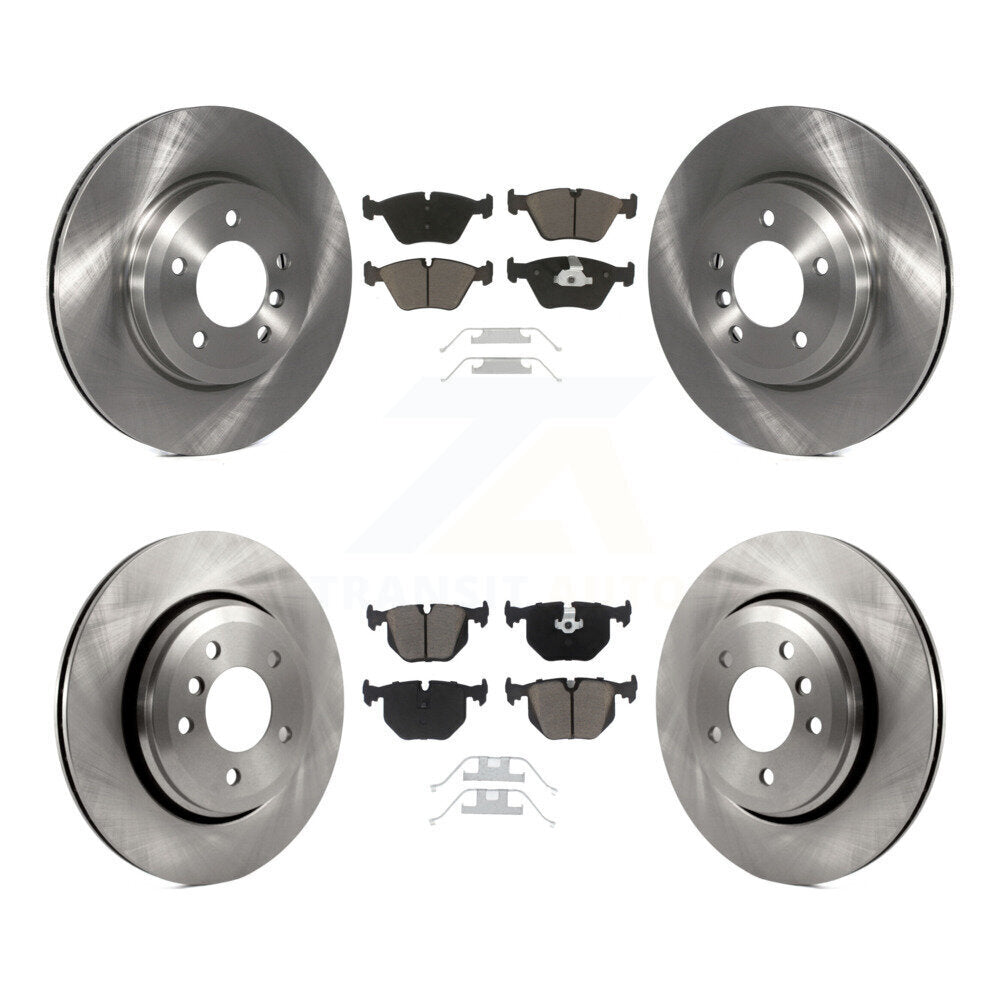 Kit de rotors de frein à disque avant et arrière et plaquettes en céramique, pour BMW 330Ci 330i 330xi