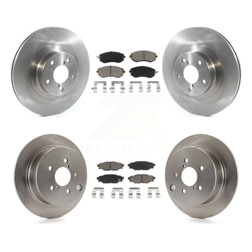 Rotor de frein à disque avant et arrière et Kit de plaquettes en céramique pour Subaru Forester XV Crosstre