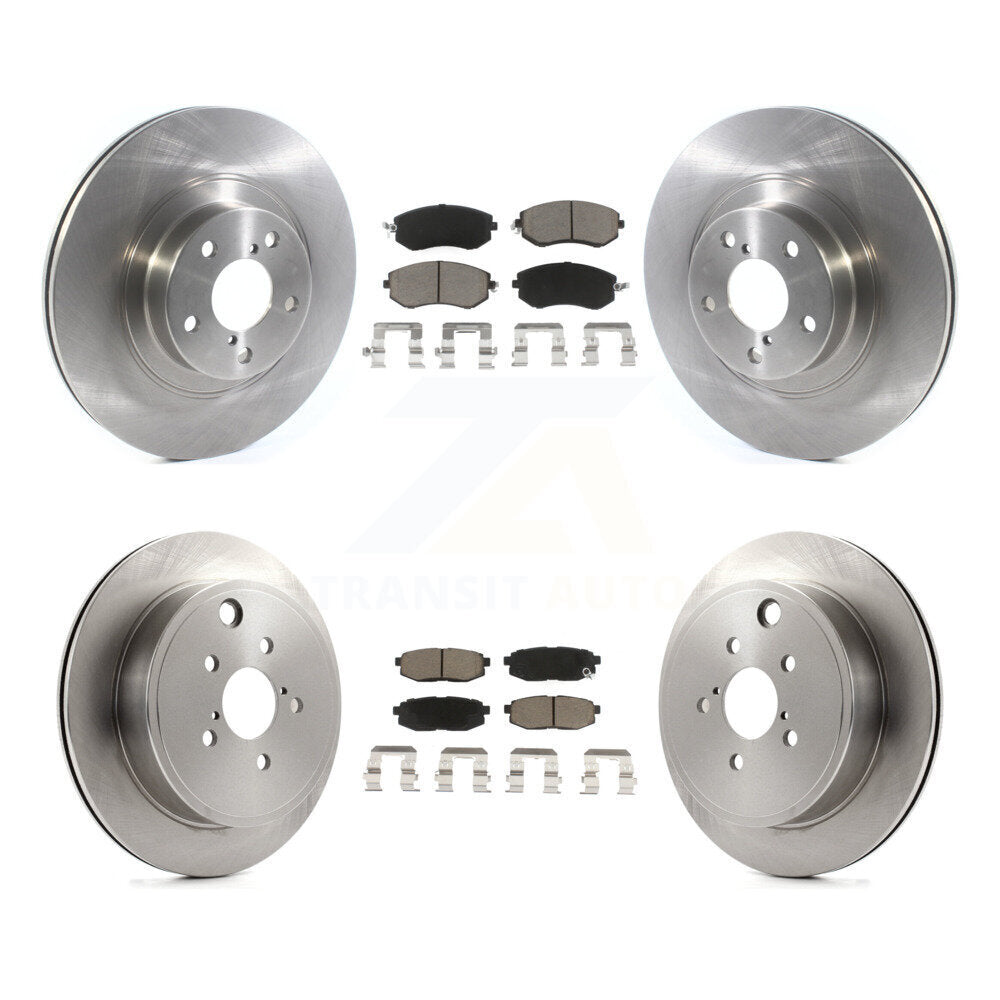 Kit de rotors de frein à disque avant et arrière et plaquettes en céramique, pour Subaru BRZ Toyota 86 GR86