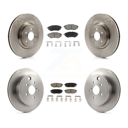 Kit de rotors de frein à disque avant et arrière et plaquettes en céramique pour Subaru Outback Legacy