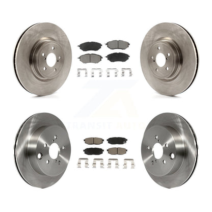 Rotor de frein à disque avant et arrière et Kit de plaquettes en céramique pour Subaru Forester 2.0 2014 – 2018