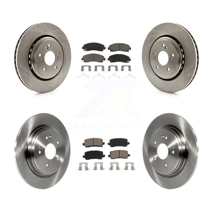 Kit de rotors de frein à disque avant et arrière et plaquettes en céramique pour Acura TLX 2015-2020