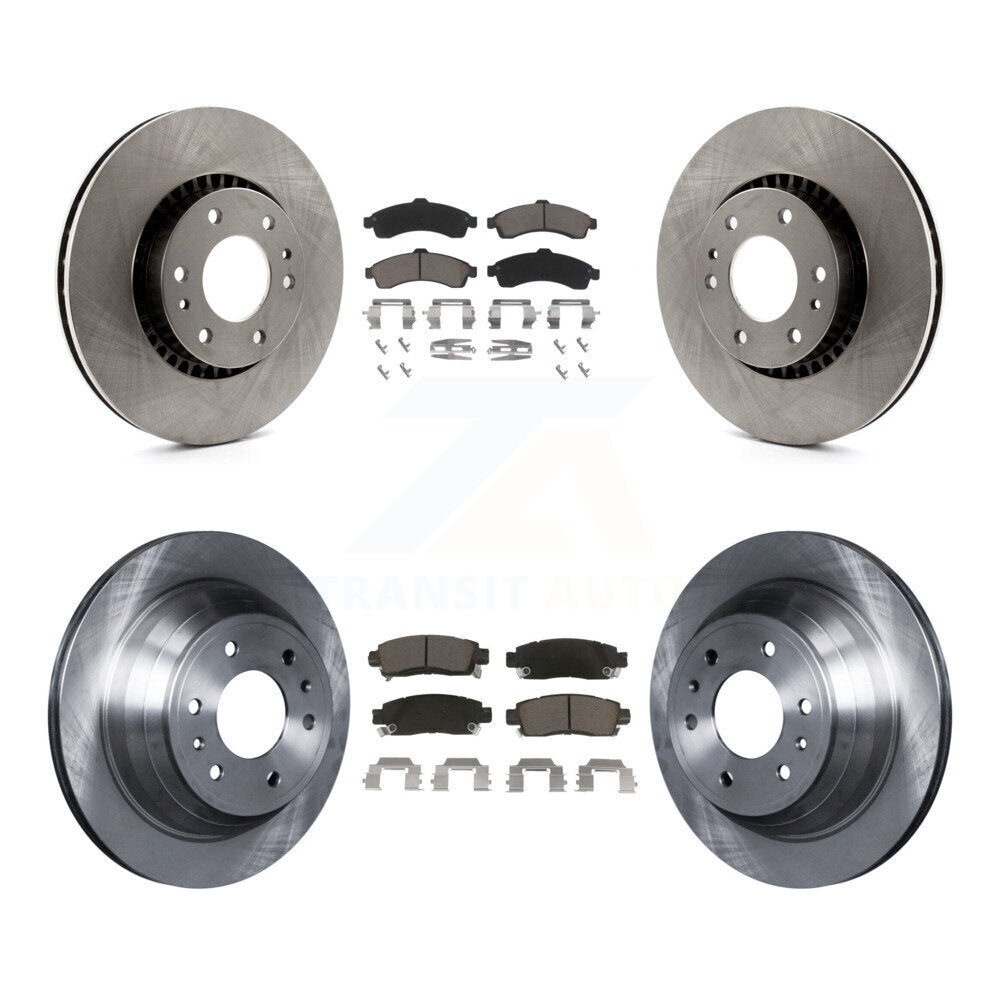 Kit de rotors de frein avant et arrière et plaquettes en céramique, pour Chevrolet GMC Trailblazer Envoy X