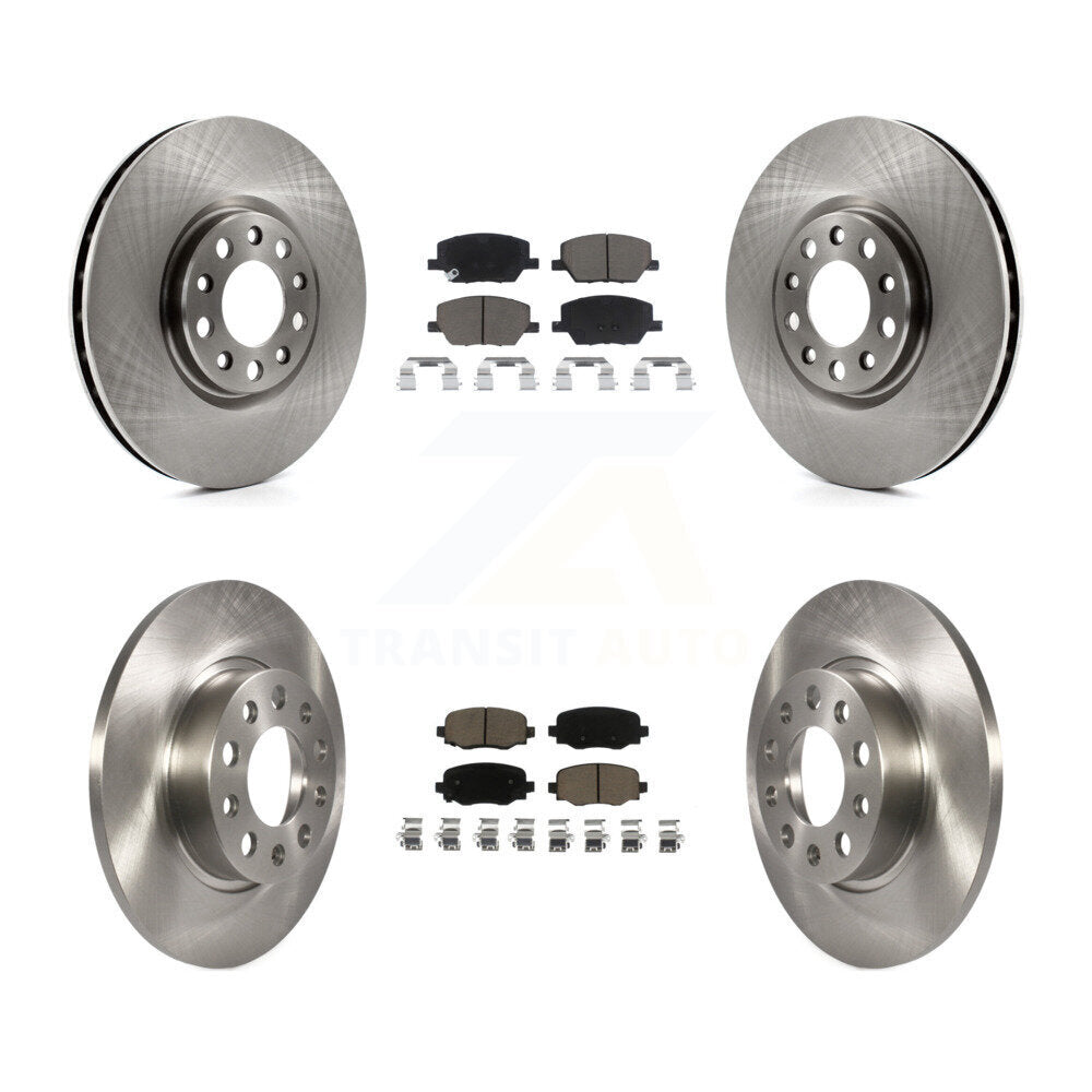 Kit de rotors de frein à disque avant et arrière et plaquettes en céramique pour Jeep Renegade Fiat 500X
