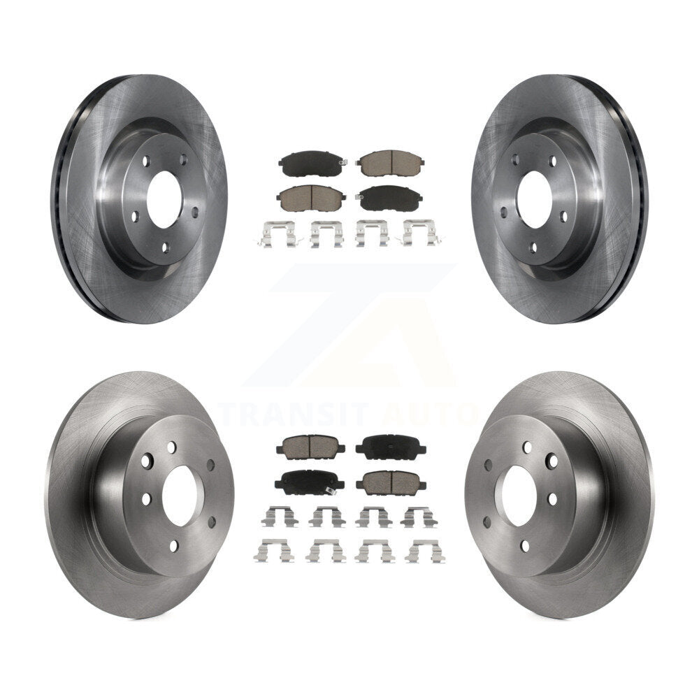 Kit de rotors de frein à disque avant et arrière et plaquettes en céramique pour Nissan Altima K8C-100938