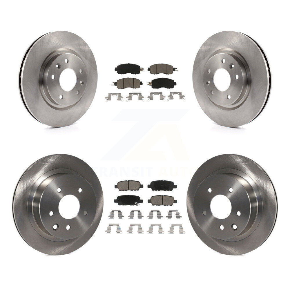 Kit de rotors de frein à disque avant et arrière et plaquettes en céramique pour Nissan LEAF K8C-100939