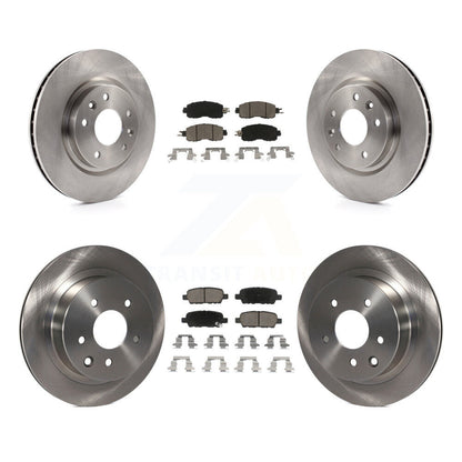 Kit de rotors de frein à disque avant et arrière et plaquettes en céramique pour Nissan LEAF K8C-100939