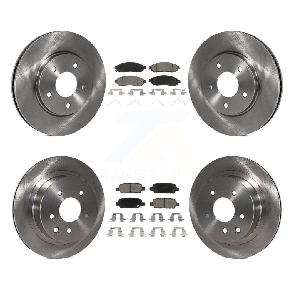 Kit de rotors de frein à disque avant et arrière et plaquettes en céramique pour Nissan LEAF K8C-100940