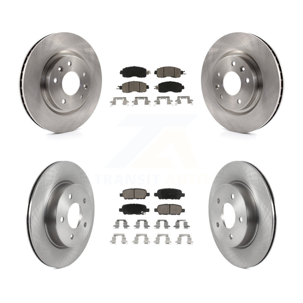 Kit de rotors de frein à disque avant et arrière et plaquettes en céramique pour Nissan LEAF K8C-100943