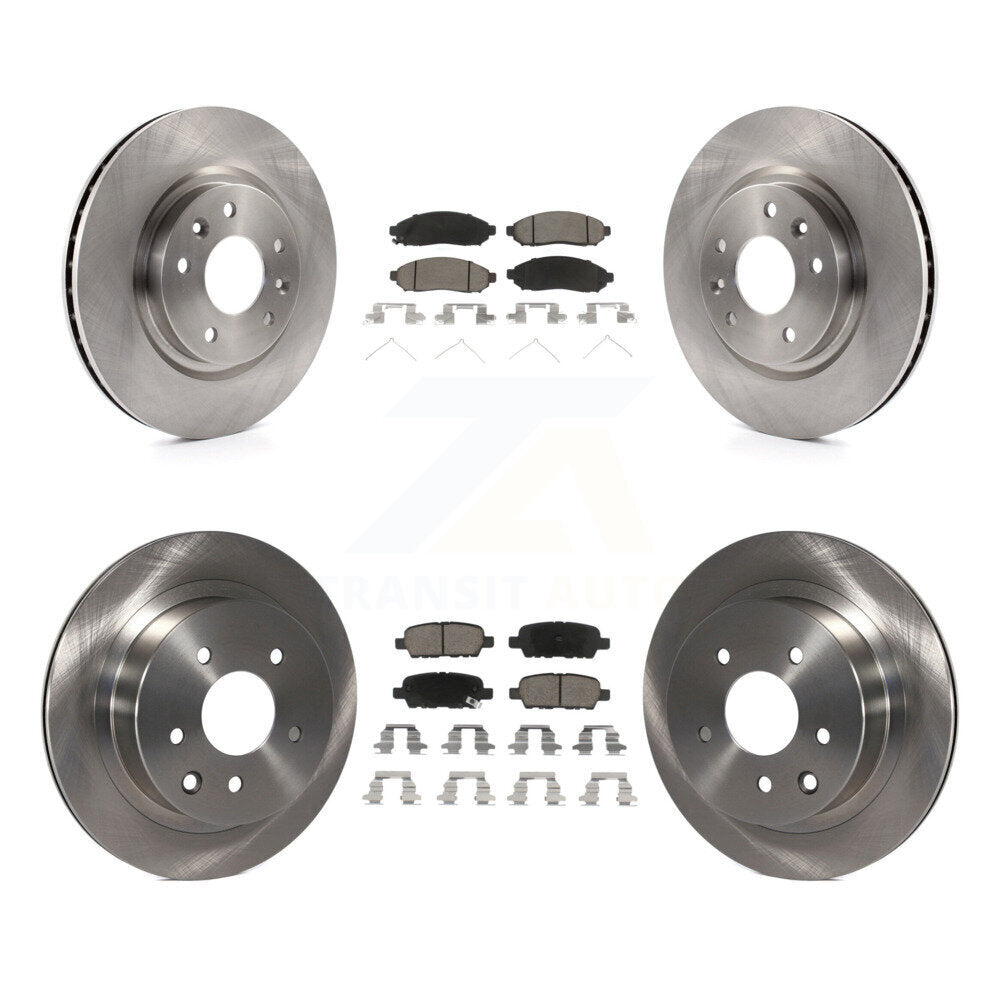Kit de rotors de frein à disque avant et arrière et plaquettes en céramique pour Nissan LEAF K8C-100944