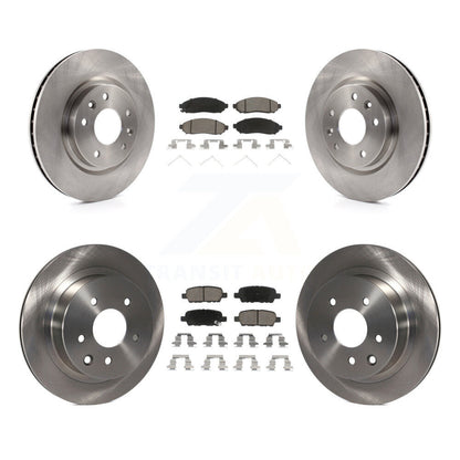 Kit de rotors de frein à disque avant et arrière et plaquettes en céramique pour Nissan LEAF K8C-100944
