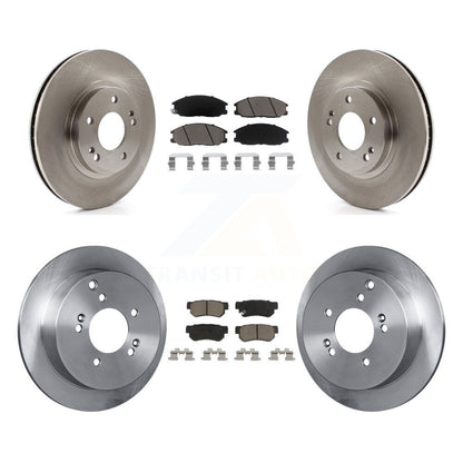 Kit de rotors de frein à disque avant et arrière et plaquettes en céramique pour Hyundai Santa Fe