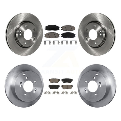 Kit de rotors de frein à disque avant et arrière et plaquettes en céramique pour Hyundai Santa Fe