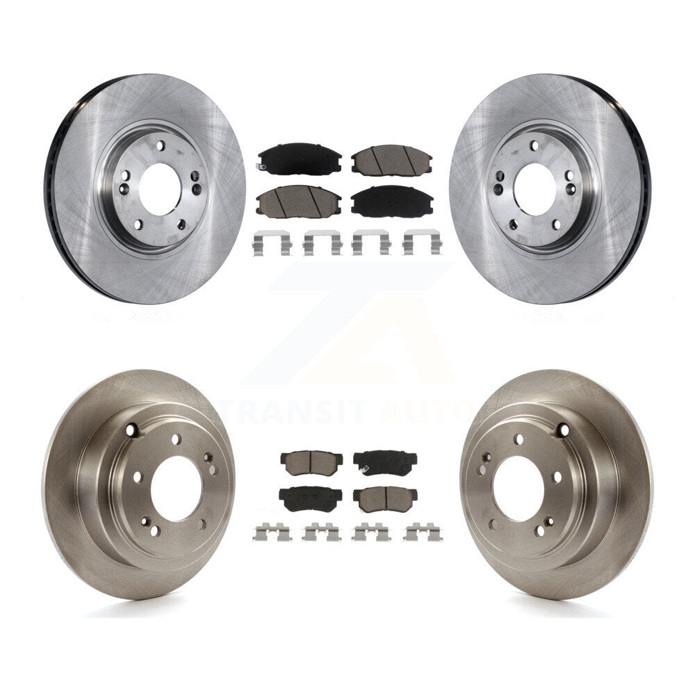 Kit de rotors de frein à disque avant et arrière et plaquettes en céramique pour Kia Amanti 2004-2006