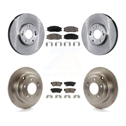 Kit de rotors de frein à disque avant et arrière et plaquettes en céramique pour Kia Amanti 2004-2006