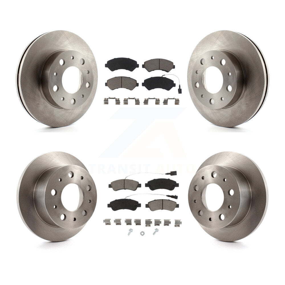 Rotor de frein à disque avant et arrière et Kit de plaquettes en céramique pour Ram ProMaster 2500 3500 150