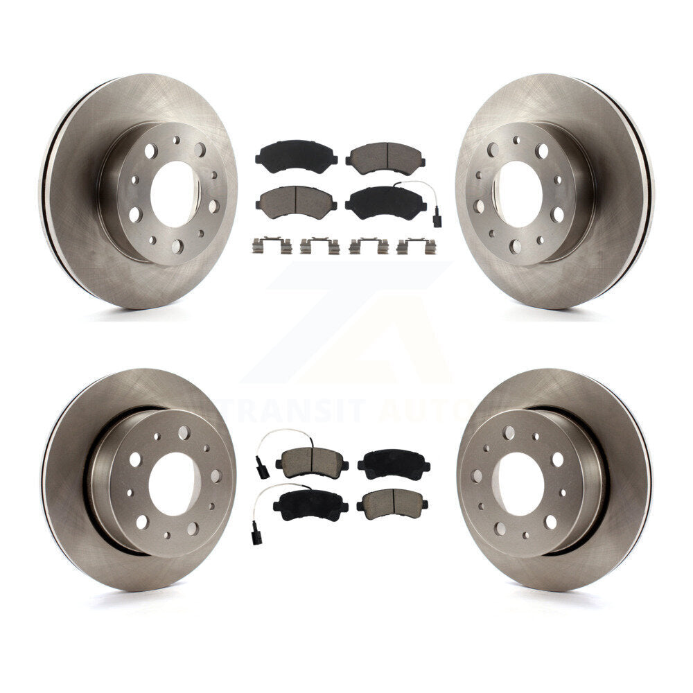 Rotor de frein à disque avant et arrière et Kit de plaquettes en céramique pour Ram ProMaster 2500 3500 150