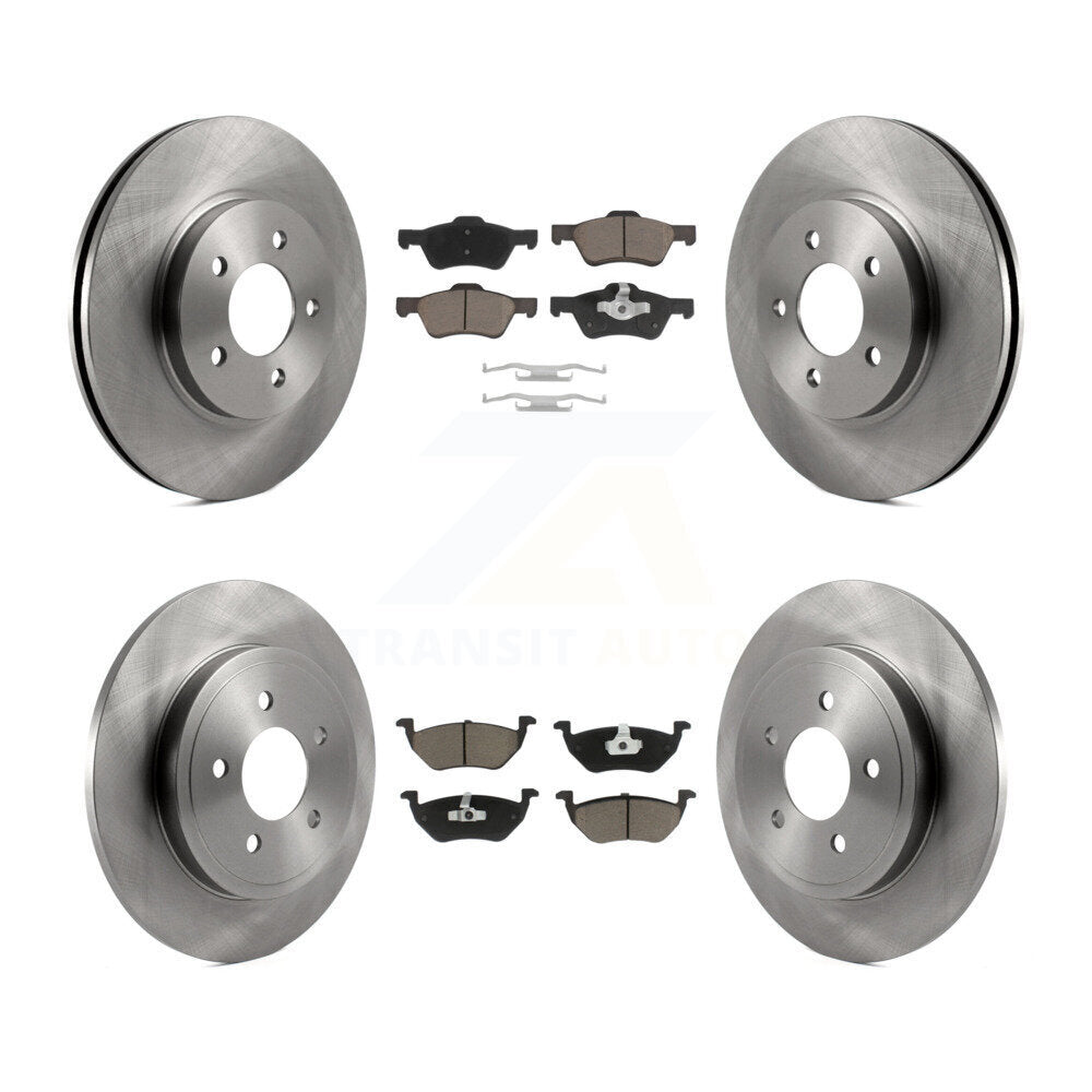 Kit de rotor de frein avant et arrière et plaquettes en céramique, pour Ford Escape Mazda Tribute Mercur