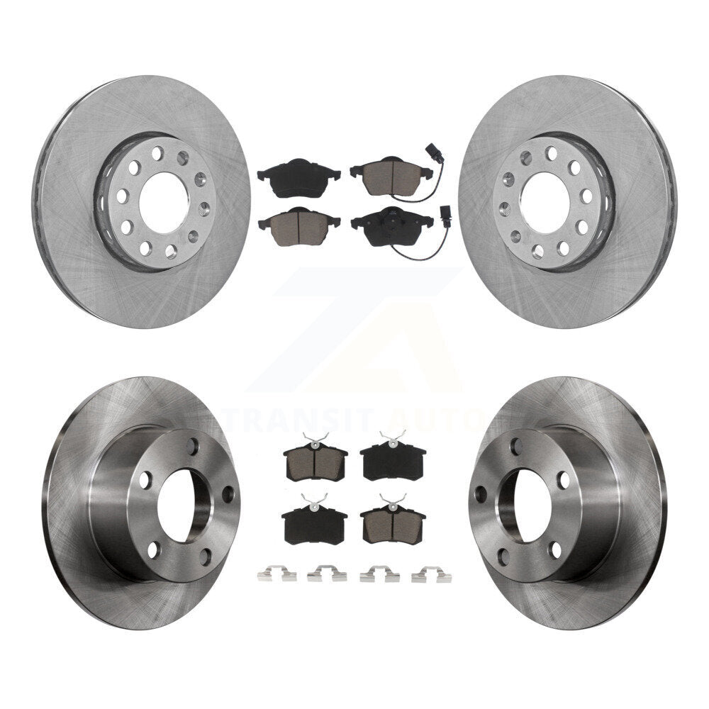 Kit de rotors de frein à disque avant et arrière et plaquettes en céramique, pour Volkswagen Passat Audi A6