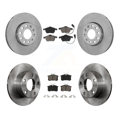 Kit de rotors de frein à disque avant et arrière et plaquettes en céramique, pour Volkswagen Passat Audi A6