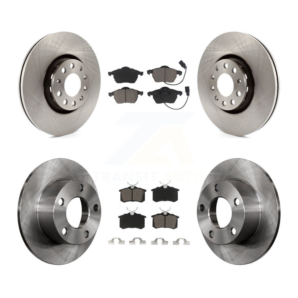 Kit de disques de frein à disque avant et arrière et plaquettes en céramique pour Audi A6 K8C-100960