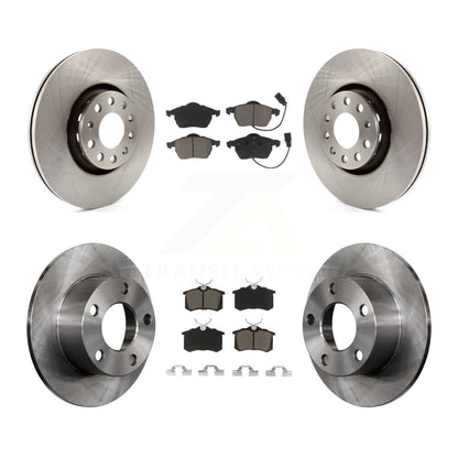Kit de disques de frein à disque avant et arrière et plaquettes en céramique pour Audi A6 K8C-100960