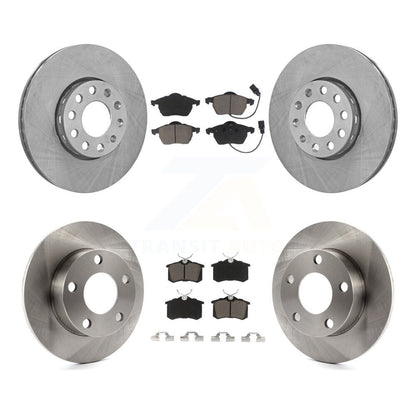 Kit de rotors de frein à disque avant et arrière et plaquettes en céramique, pour Volkswagen Passat Audi A4