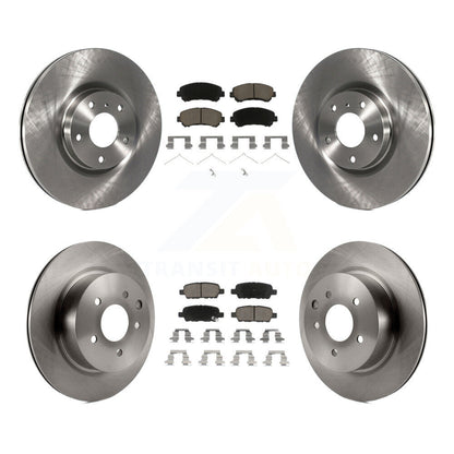 Kit de rotors de frein à disque avant et arrière et plaquettes en céramique pour Nissan Maxima K8C-100969